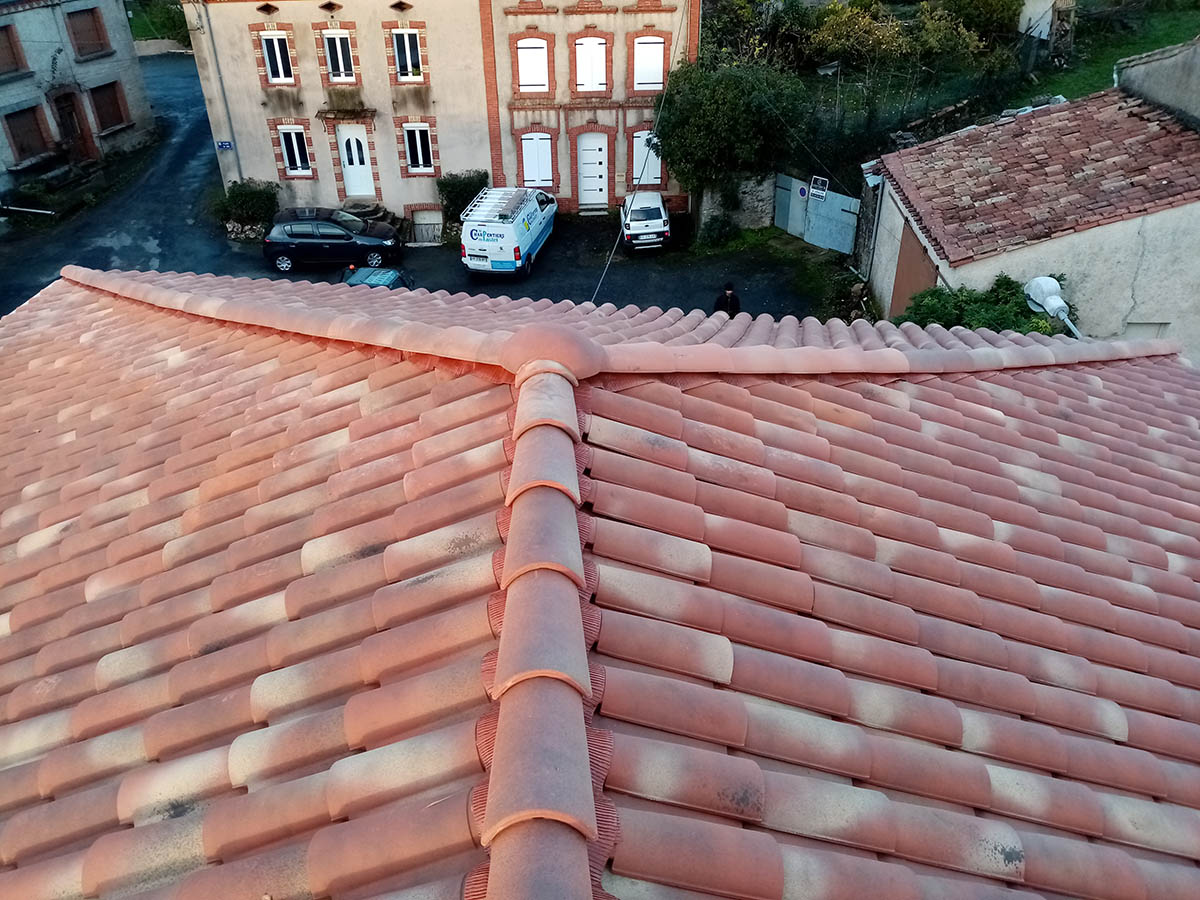 Travaux de toiture des Charpentiers du Pastel